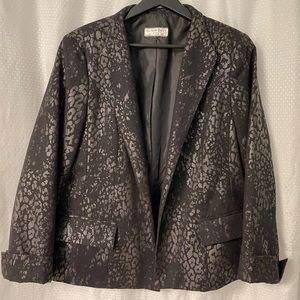 Perfect jacket for that graduation party over the silvery dress!